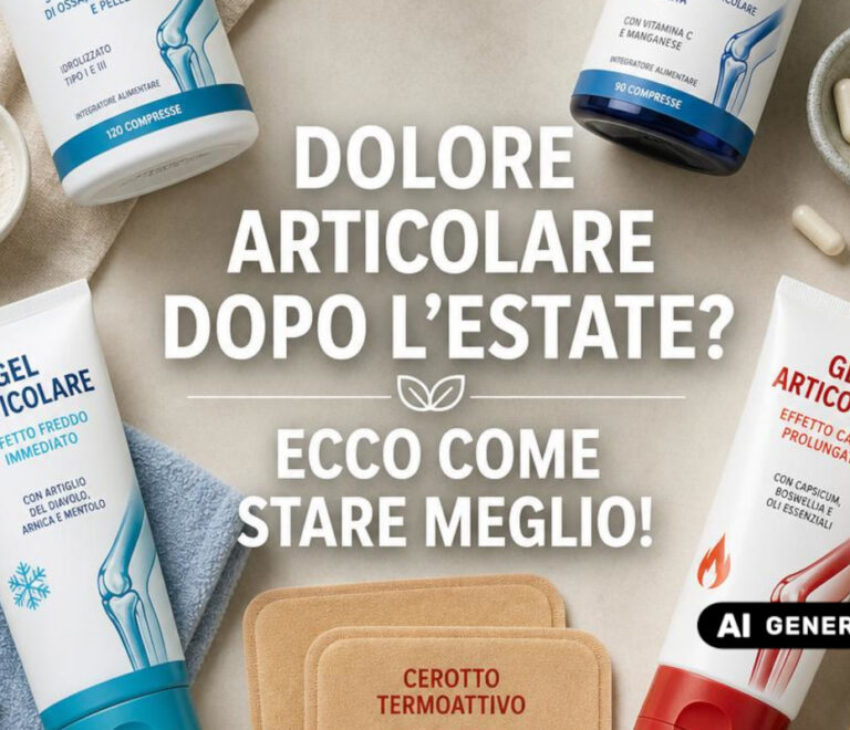 Dolori articolari dopo l’estate: cause, rimedi e prodotti utili