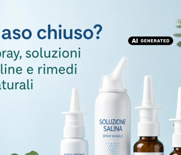 Naso chiuso? Spray, soluzioni saline e rimedi naturali